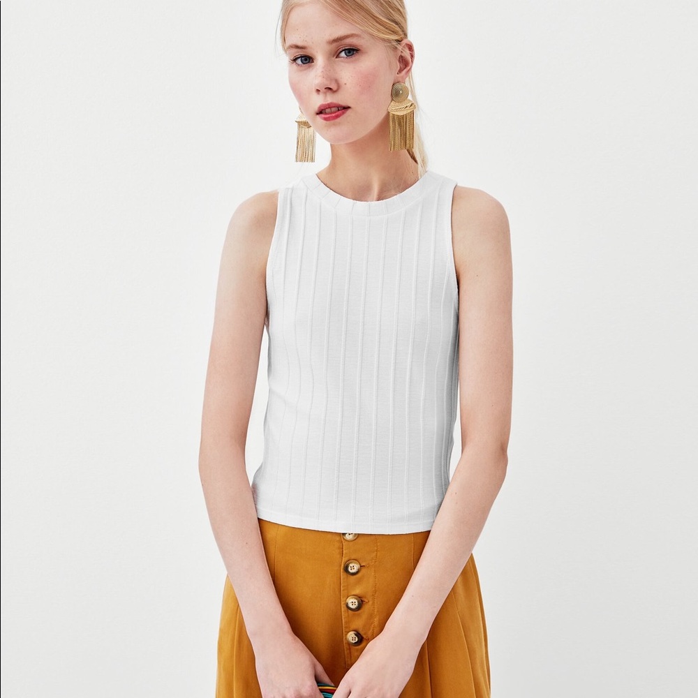 Zara Sleeveless Shirt